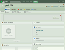 Tablet Screenshot of muscle1996.deviantart.com