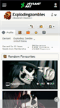 Mobile Screenshot of explodingzombies.deviantart.com
