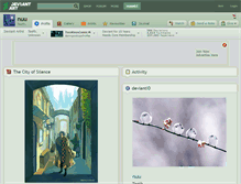 Tablet Screenshot of nuu.deviantart.com