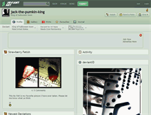 Tablet Screenshot of jack-the-pumkin-king.deviantart.com