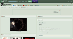 Desktop Screenshot of mirrorqueen.deviantart.com