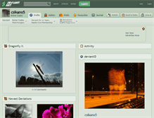 Tablet Screenshot of csikano5.deviantart.com