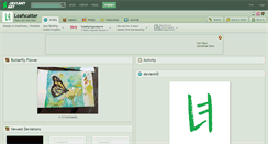 Desktop Screenshot of leafscatter.deviantart.com