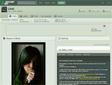 Tablet Screenshot of linat.deviantart.com