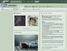 Tablet Screenshot of lulla-byee.deviantart.com