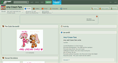 Desktop Screenshot of amy-cream-fans.deviantart.com