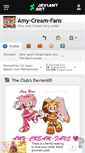 Mobile Screenshot of amy-cream-fans.deviantart.com