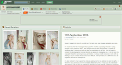 Desktop Screenshot of emirosemodel.deviantart.com