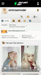 Mobile Screenshot of emirosemodel.deviantart.com