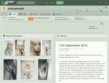 Tablet Screenshot of emirosemodel.deviantart.com
