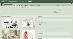 Desktop Screenshot of justelisemaybe.deviantart.com