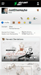 Mobile Screenshot of justelisemaybe.deviantart.com