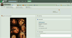 Desktop Screenshot of lizthompson.deviantart.com