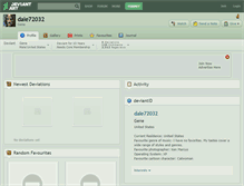 Tablet Screenshot of dale72032.deviantart.com