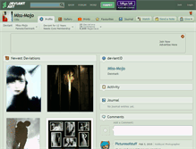 Tablet Screenshot of miss-mojo.deviantart.com