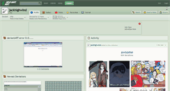Desktop Screenshot of jackhighwind.deviantart.com