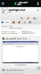 Mobile Screenshot of jackhighwind.deviantart.com