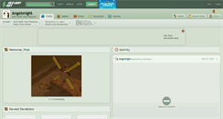 Desktop Screenshot of angelonight.deviantart.com
