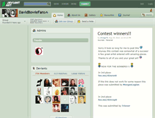 Tablet Screenshot of davidbowiefans.deviantart.com