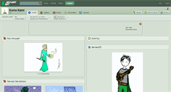 Desktop Screenshot of kumo-kami.deviantart.com