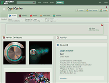 Tablet Screenshot of crypt-cypher.deviantart.com