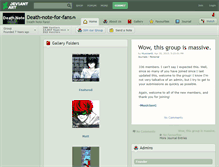 Tablet Screenshot of death-note-for-fans.deviantart.com