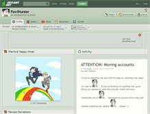 Tablet Screenshot of fowlhunter.deviantart.com