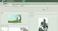 Desktop Screenshot of cloudkev.deviantart.com