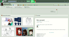 Desktop Screenshot of albinowolf54.deviantart.com