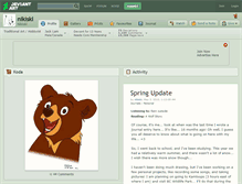 Tablet Screenshot of nikiski.deviantart.com