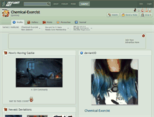 Tablet Screenshot of chemical-exorcist.deviantart.com