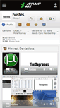 Mobile Screenshot of hostes.deviantart.com