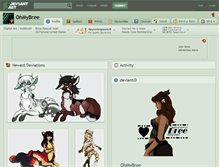 Tablet Screenshot of ohmybree.deviantart.com