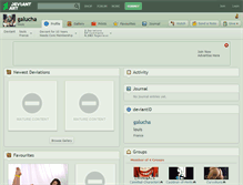 Tablet Screenshot of galucha.deviantart.com