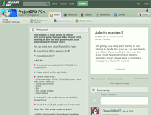 Tablet Screenshot of projectdiva-fc.deviantart.com