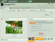 Tablet Screenshot of comic-ninja-whoot.deviantart.com