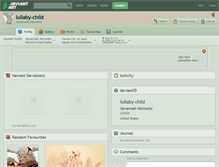 Tablet Screenshot of lullaby-child.deviantart.com