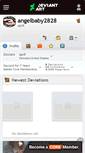 Mobile Screenshot of angelbaby2828.deviantart.com
