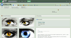 Desktop Screenshot of fr0zen-w1ngs.deviantart.com