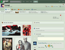 Tablet Screenshot of kousagi.deviantart.com