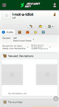 Mobile Screenshot of i-not-a-idiot.deviantart.com