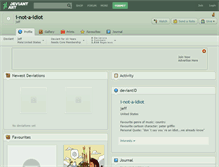 Tablet Screenshot of i-not-a-idiot.deviantart.com