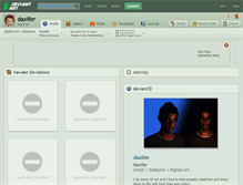 Tablet Screenshot of daxifer.deviantart.com