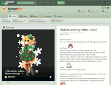 Tablet Screenshot of bjorkan.deviantart.com