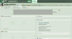 Desktop Screenshot of morrigan-rapefaceplz.deviantart.com