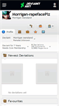 Mobile Screenshot of morrigan-rapefaceplz.deviantart.com