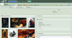 Desktop Screenshot of liewjj.deviantart.com