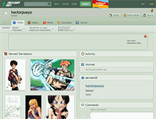 Tablet Screenshot of hectorpueyo.deviantart.com