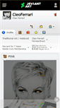 Mobile Screenshot of cleoferrari.deviantart.com