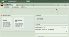 Desktop Screenshot of imnotfamous.deviantart.com